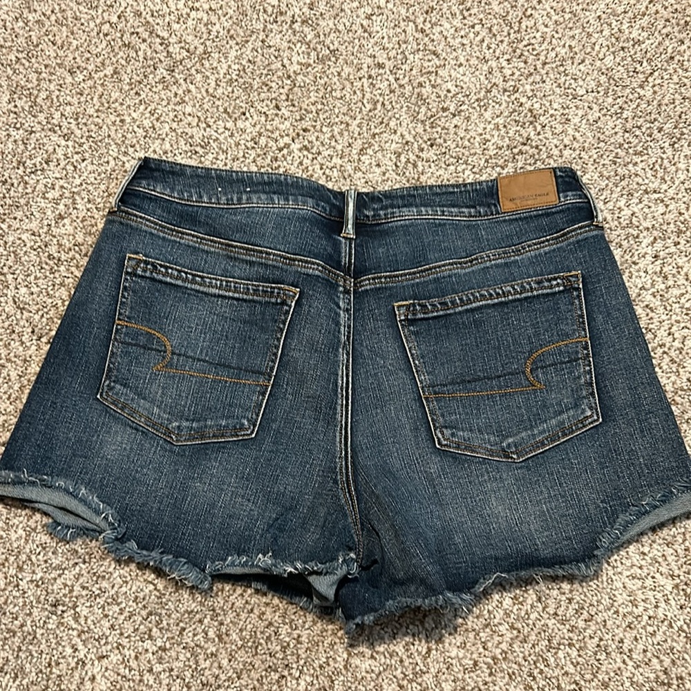 American Eagle high-rise Festival Midi women’s jean shorts - Picture 5 of 7